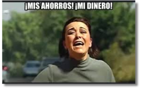 Meme sobre ahorrar dinero